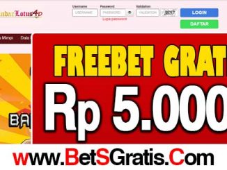 BandarLotus4D Freebet Gratis Rp 5.000