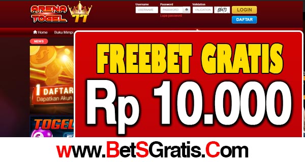 ArenaTogel77 Freebet Gratis 10.000 Tanpa Deposit