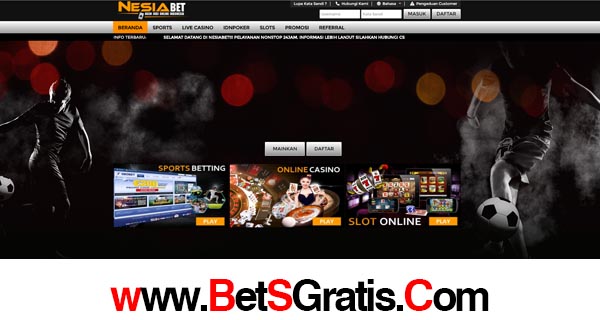 NesiaBet Bonus New Member 20%