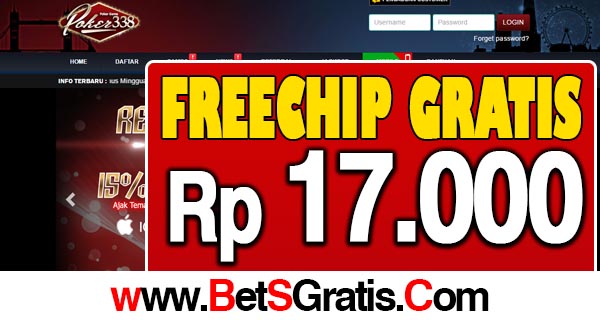 Poker338 Freechip Gratis Rp 17.000 Tanpa Deposit