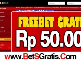 TogelPee Freebet Gratis Rp 50.000 Tanpa Deposit