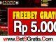 TotoMilenial Freebet Gratis Rp 5.000 Tanpa Deposit