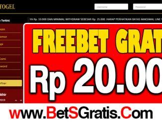 AdaTogel Freebet Gratis Rp 20.000 Tanpa Deposit