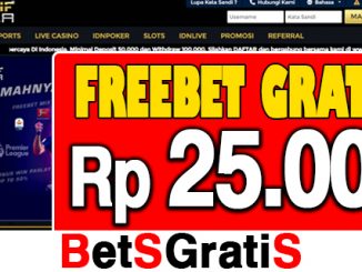 AktifBola Freebet Gratis Rp 25.000 Tanpa Deposit