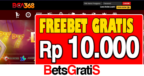 BCA368 Freebet Gratis Rp 10.000 Tanpa Deposit