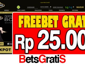 IndoLasVegas Freebet Gratis Rp 25.000 Tanpa Deposit