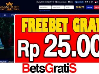 MagnumBet Freebet Gratis Rp 25.000 Tanpa Deposit