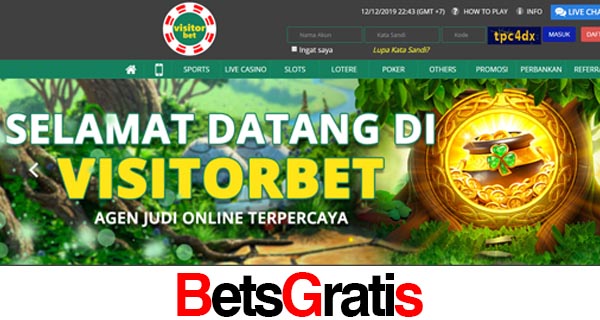 VisitorBet Bonus New Member 100%