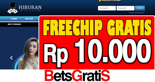 HiburanPoker Freechip Gratis Rp 10.000 Tanpa Deposit