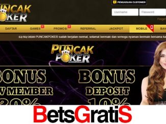 PuncakPoker Bonus New Member 20%