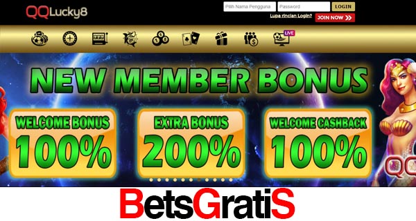 QQLucky8 Bonus New Member 100%