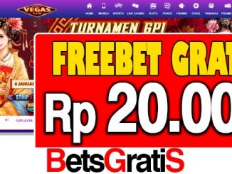 VegasPlay99 Freebet Gratis Rp 20.000 Tanpa Deposit