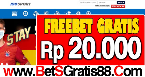 IBOSport Freebet Gratis Rp 20.000 Tanpa Deposit