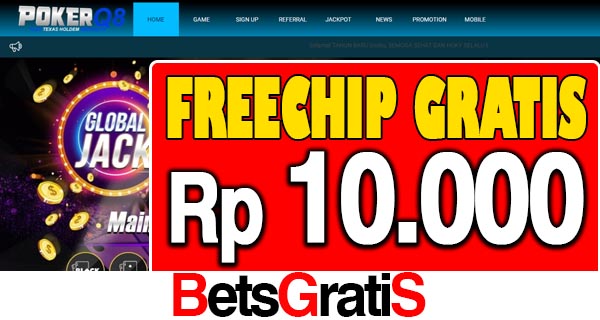 PokerQ8 Freechip Gratis Rp 10.000 Tanpa Deposit