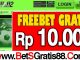 BolaPelangi2 Freebet Gratis Rp 10.000 Tanpa Deposit