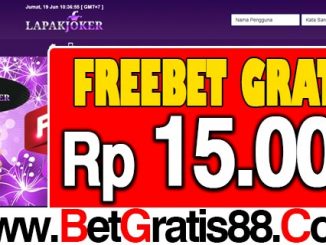 LapakJoker Freebet Gratis Rp 15.000 Tanpa Deposit