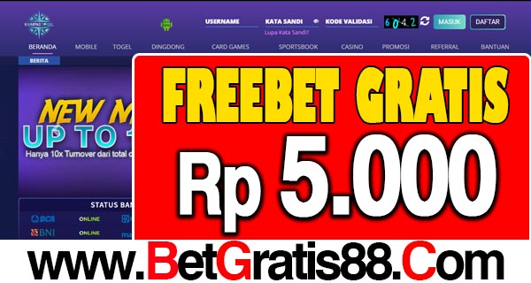 KompasTogel Freebet Gratis Rp 5.000 Tanpa Deposit