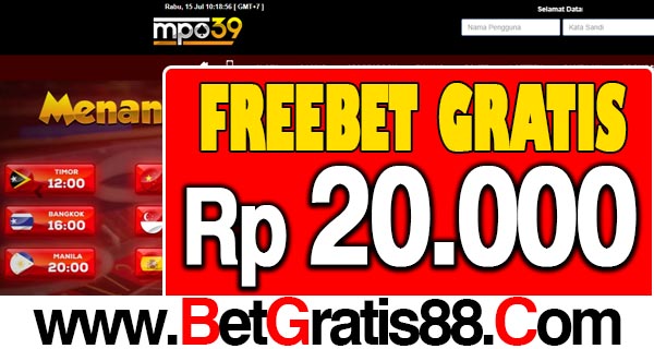 Mpo39 Freebet Gratis Rp 20.000 Tanpa Deposit