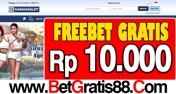 SaranaSlot Freebet Gratis Rp 10.000 Tanpa Deposit