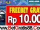 KlikBets Freebet Gratis Rp 10.000 Tanpa Deposit