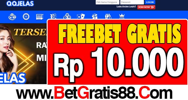 QQJelas Freebet Gratis Rp 10.000 Tanpa Deposit