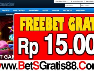 TopBandar Freebet Gratis Rp 15.000 Tanpa Deposit