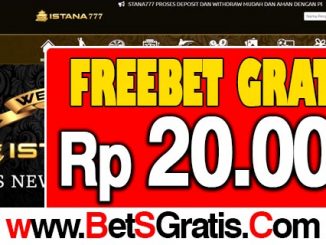 Istana777 Freebet Gratis Rp 20.000 Tanpa Deposit