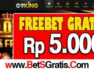 G9King Freebet Gratis Rp 5.000 Tanpa Deposit