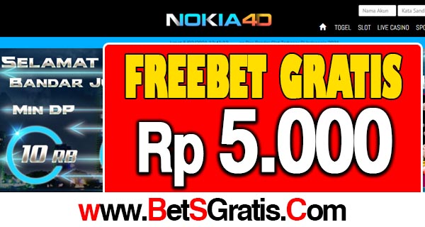 Nokia4D Freebet Gratis Rp 5.000 Tanpa Deposit