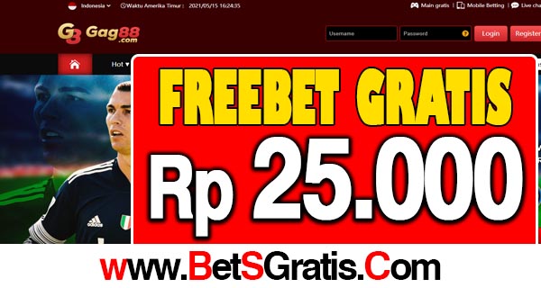 GAG88 Freebet Gratis Rp 25.000 Tanpa Deposit