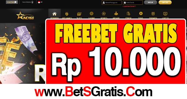 IDN168 Freebet Gratis Rp 10.000 Tanpa Deposit