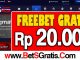 IndoSlotGaming Freebet Gratis Rp 20.000 Tanpa Deposit