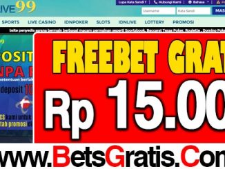 BetLive99 Freebet Gratis Rp 15.000 Tanpa Deposit