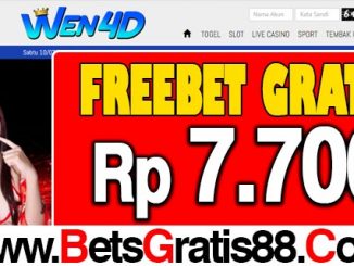 WEN4D Freebet Gratis Rp 7.700 Tanpa Deposit