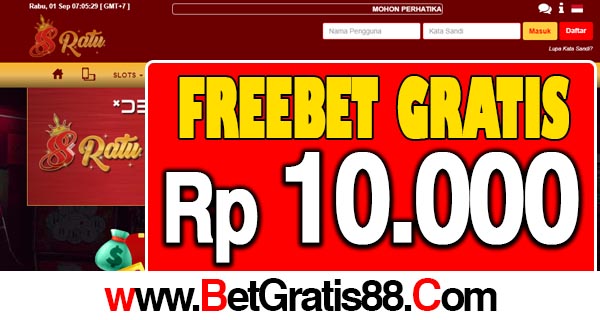 88Ratu Freebet Gratis Rp 10.000 Tanpa Deposit