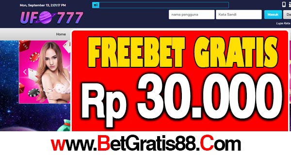 UFO777 Freebet Gratis Rp 30.000 Tanpa Deposit