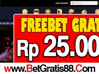 Brobet77 Freebet Gratis Rp 25.000 Tanpa Deposit