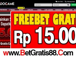 IndoGame Freebet Gratis Rp 15.000 Tanpa Deposit