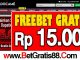 IndoGame Freebet Gratis Rp 15.000 Tanpa Deposit