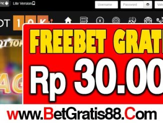 SLOT10K Freebet Gratis Rp 30.000 Tanpa Deposit