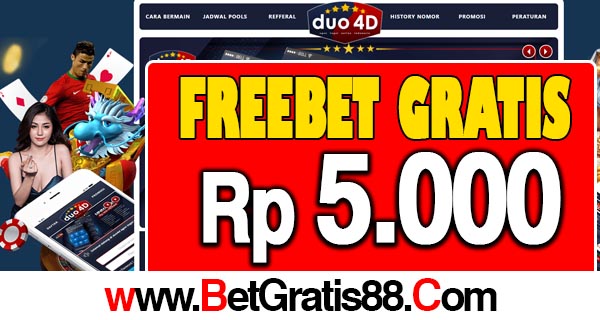 Duo4D Freebet Gratis Rp 5.000 Tanpa Deposit