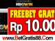 HBOWin Freebet Gratis Rp 10.000 Tanpa Deposit