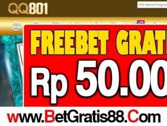 QQ801 Freebet Gratis Rp 50.000 Tanpa Deposit