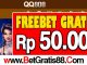 QQ808 Freebet Gratis Rp 50.000 Tanpa Deposit