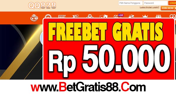 QQ828 Freebet Gratis Rp 50.000 Tanpa Deposit