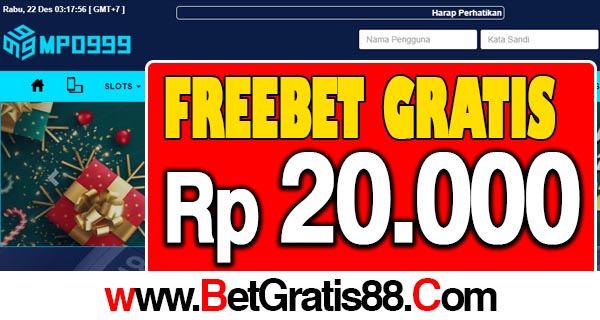 MPO999 Freebet Gratis Rp 20.000 Tanpa Deposit