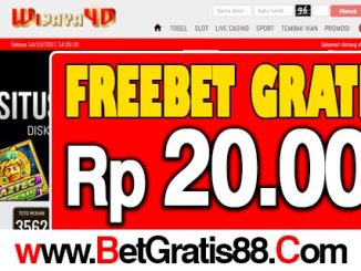 Wijaya4D Freebet Gratis Rp 20.000 Tanpa Deposit