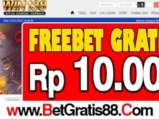 Win138 Freebet Gratis Rp 10.000 Tanpa Deposit