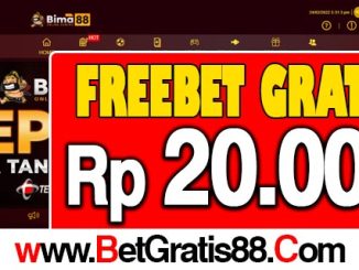 BIMA88 Freebet Gratis Rp 20.000 Tanpa Deposit