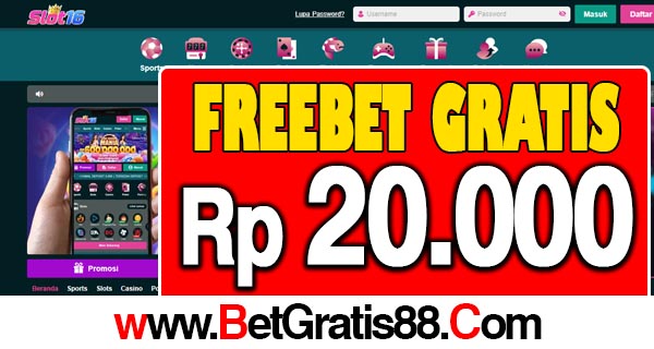 SLOT16 Freebet Gratis Rp 20.000 Tanpa Deposit